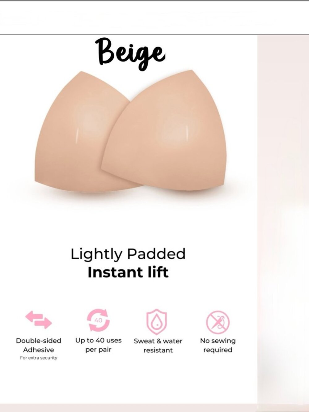 New BOOMBA Invisible Lift Inserts - Multiple Sizes and Colors - Picture 6 of 10
